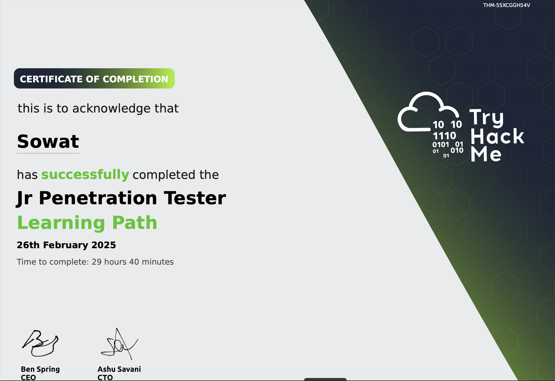 Jr Penetration Tester